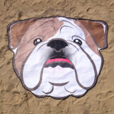 One Piece Soft Microfiber 155*125cm Creative Cute Dog Beach Towel