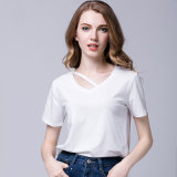 2017 New Design Women's Blank Cotton T-Shirts