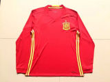 2016 Spain Home Red Long Sleeve Jersey
