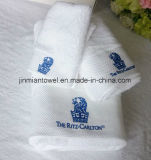 Factory Price Embroidery Logo 100% Cotton Face Towel, Bath Towel