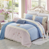 Home Textile Embroideried Patchwork Quilt Cover Bed Linen
