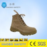 Hot Sell Middle Cut Yellow Leather Army Safety Desert Shoes