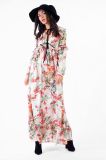 Clothing Factory Tropical Maxi Printing Dresses for Women