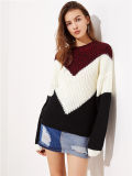 2017 New Design Fashion Round Neck Acrylic Sweater Knitwear Pullover
