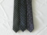 Fashion Check Dotty Design Men's Micro Polyester Neckties
