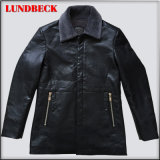 High Quality Men's PU Jacket for Winter Wear