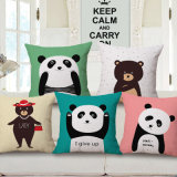 U. S Popular Cotton Linen Printed Cushion Cover Without Stuffing (35C0145)