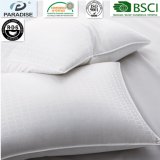 Jacquard 100% Cotton 300tc Comfortable Standard Hotel White Goose Down Pillow/Cushion