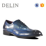 Size 41-46 Genuine Leather Men Dress Shoes Colorful