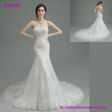OEM A-Line Embroidery Bridal Gown Train Lace Wedding Dresses W18160