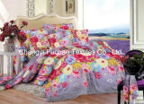 China Suppiler Home Textile Twin Size Polyester Custom Print Duvet Cover Colorful Cheap Bedding Set T/C 65/35