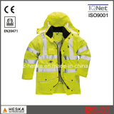 OEM High Visibility 300d 3 in 1 Reverse Safety 3m Reflective Jacket