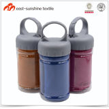 Microfiber Snap Cooling Towel with Bottle for Sports