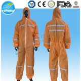 Disposable Non Woven SBPP Jumpsuit with Collar