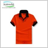 Red Color Dry Fit Mesh Polo T-Shirt with Polo Neck