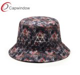Capwindow New Fashion Cotton Fisher Bucket Hat with Embroidery (15094)