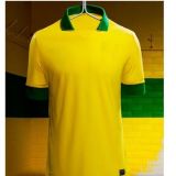 Football Jersey of Brazil Team, Top Quality Player Version Thailand Yellow Soccer Jersey, Dry Fast Sport T-Shirt
