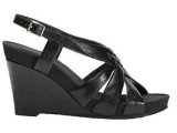 Chic Style Faux Leather Wedge Style Sandals