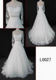 Long Sleeves Fashion Lace Bridal Wedding Dress