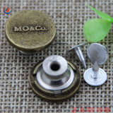 Manufacture Fashion Rivet Metal Jeans Button with Customized Logo