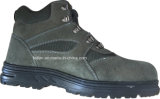 Suede Leather and Mesh Cloth Work Shoe/Safety Shoe