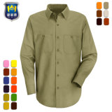 Oxford Fabric Nice Quality CVC Fine Cotton Work Shirt