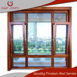 Wood Grain Aluminum Profile Glass Casement/Awning/Tilt-Turn Window