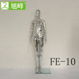 Colorful Gold Display Female Chrome Plating Electroplating Mannequin Mannequin