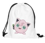 Creative Design Pokemon Drawstring Backpack Sport Bag for Men and Women
