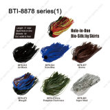 Hot Sale and Best Value of Fly Tying Material Bti-8878 Hole-in-One Bio-Silk Jig Silicone Skirt