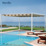 Canvas Awning Shade System with LED Lights