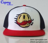 Fashion Design Cotton Material Hat by 6 Panel Snapback Cap