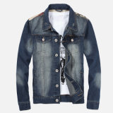 Factory OEM Mens Fashion Jeans Vintage Denim Jacket