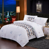 Cotton Printed Hotel Bedding with Bed Sheet and Duvet Cover