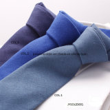 Hot Sale Fashion Customed Pure Colorful Linen Necktie Plain Dyed Tie
