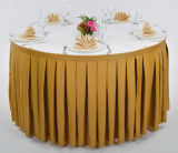 Luxuries Round Fancy Wedding Table Cloth Wholesale