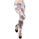 Women 95 Polyester 5 Spandex Custom Print Leggings