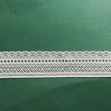 Ivory White Cambered & Rhombic & Oval Pattern Trimming Lace Wholesale