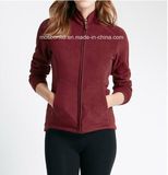 Slim Fit Zip up Polar Fleece Jacket for Women