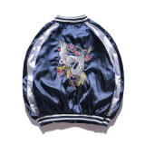 Long Sleeve Embroider Double Crane Jacket for Man's Clothes