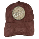 Hot Sale Suede Baseball Cap with Embroidery Badge to Front Bb1742