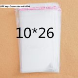 Custom Transparent PVC Bag Clear OPP Garment Packaging Bag