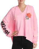 Dongguan Humen Clothing Factory for Pink Chic Hooded Sweatshirts