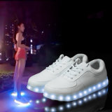 7 Colors LED Shoes Sapatilhas USB Charge Leather Sneakers Espadrilles