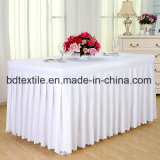 High Quality Wholesale 100% Polyester Table Cloth for Hotel /Wedding