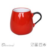 Outside Color Inside White Ceramic Soup Mug