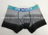 Gradient Color Print Cotton Men's Boxer Brief Underwear