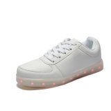 Glow Luminous LED Light Lace-up Shoes Battery Operated Unisex Shoes