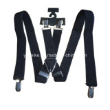 Adults X Shape Costomized Suspenders with Adjustable Clamp