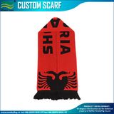 Albania Jacquard Acrylic Fan Scarf (M-NF19F10019)